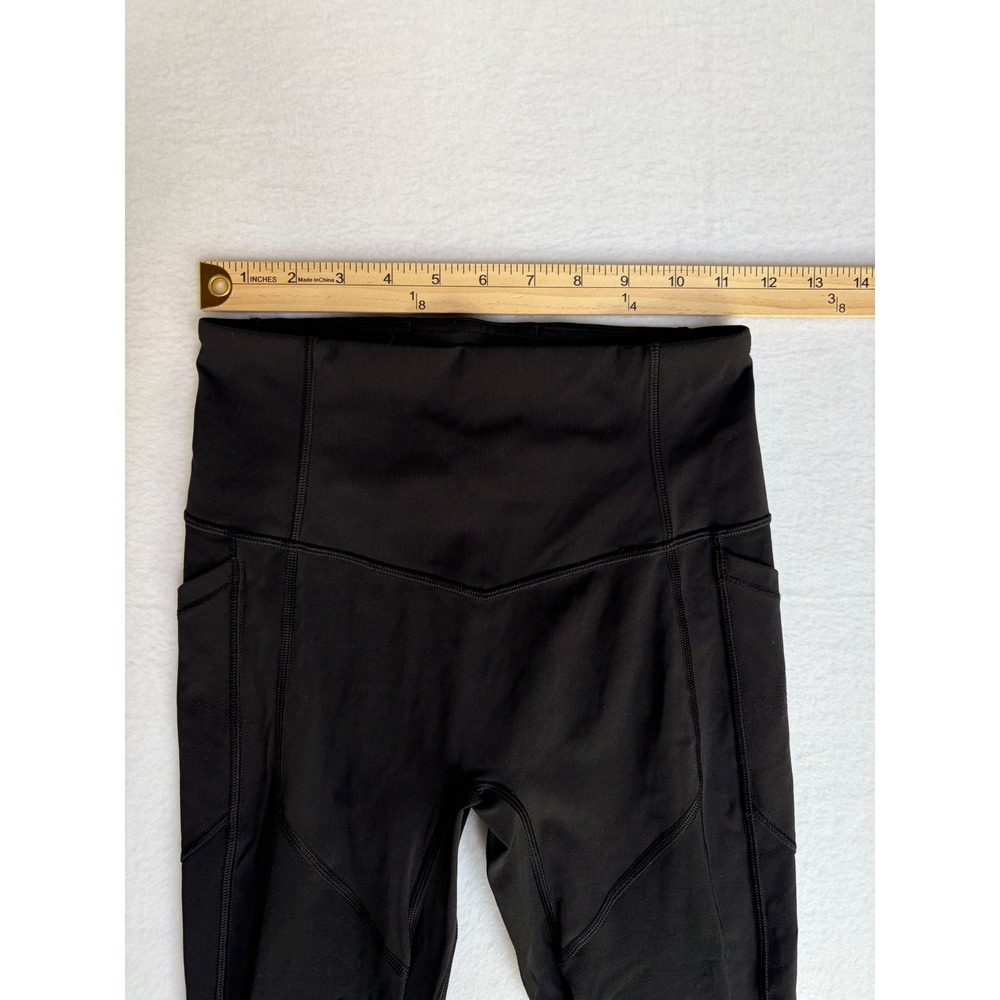 Lululemon All The Right Places Pant Black Activewear Leggings Women Size 4 - Picture 5 of 8